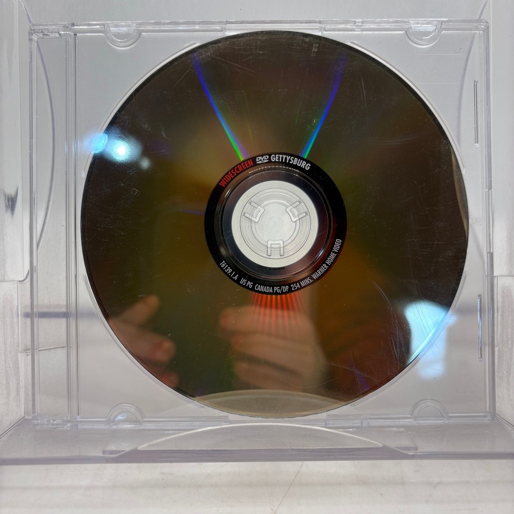 Gettysburg DVD Widescreen Edition Warner Home Video T6139.1.A 254 Mins
